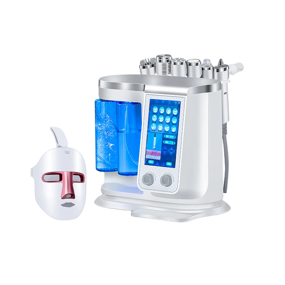 H2O2 Hydro Dermabrasion RF Bio Lifting Spa Microdermabrasion 7 In 1 Hydrafacial Skin Rejuvenation Beauty Machine