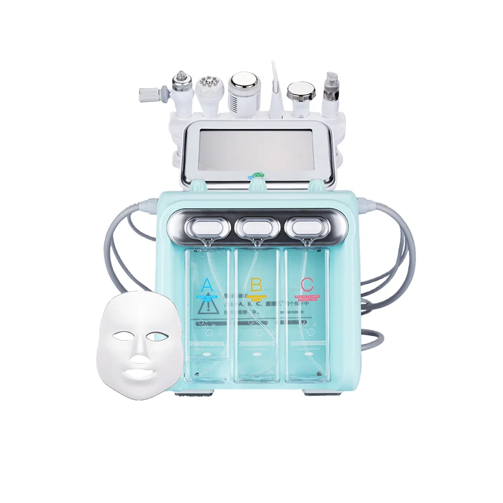 7 In1 H2-O2 Hydro Dermabrasion RF Bio-lifting Spa Facial Hydro Facial Microdermabrasion Machine