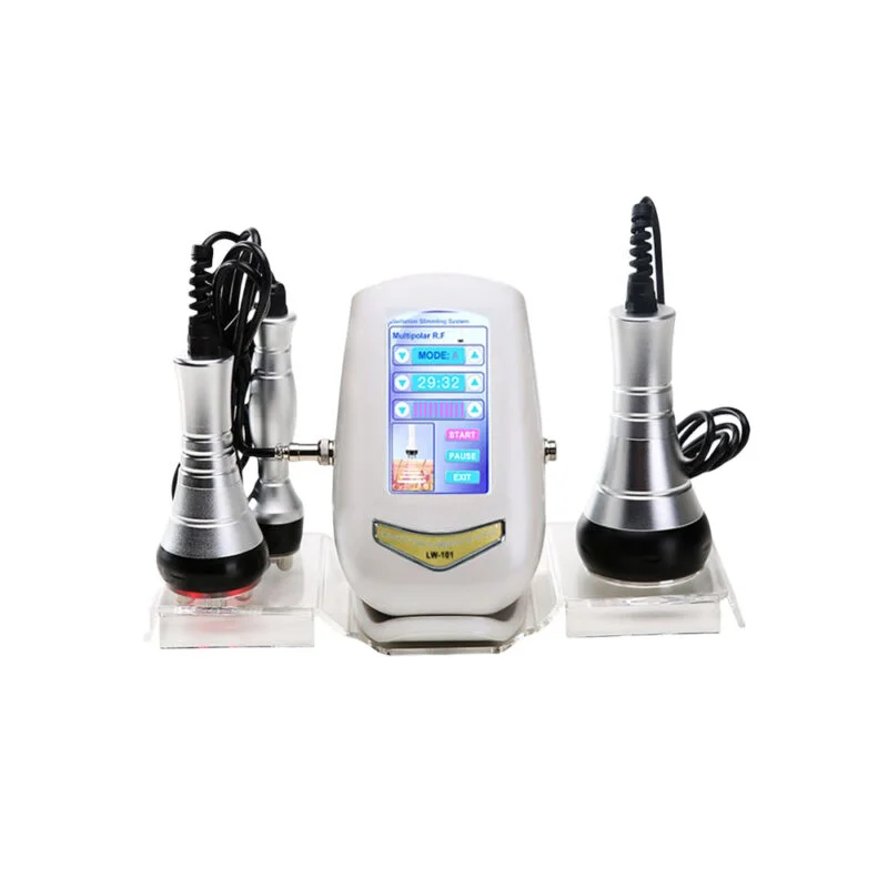 3 in 1 40K Cavitation Ultrasonic Machine Body Molding Massage Equipment Facial Skincare Weight Lose Cellulite Massager