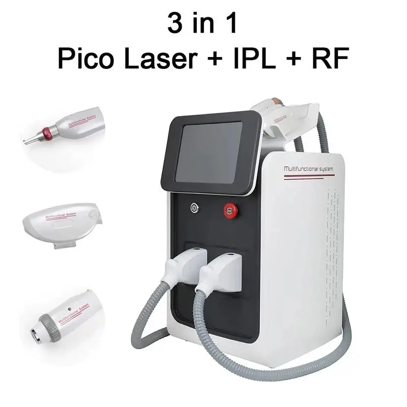 Multifunction OPT 3-in-1 Laser Machine – IPL + RF + ND Yag | Professional Hair & Tattoo Removal Device