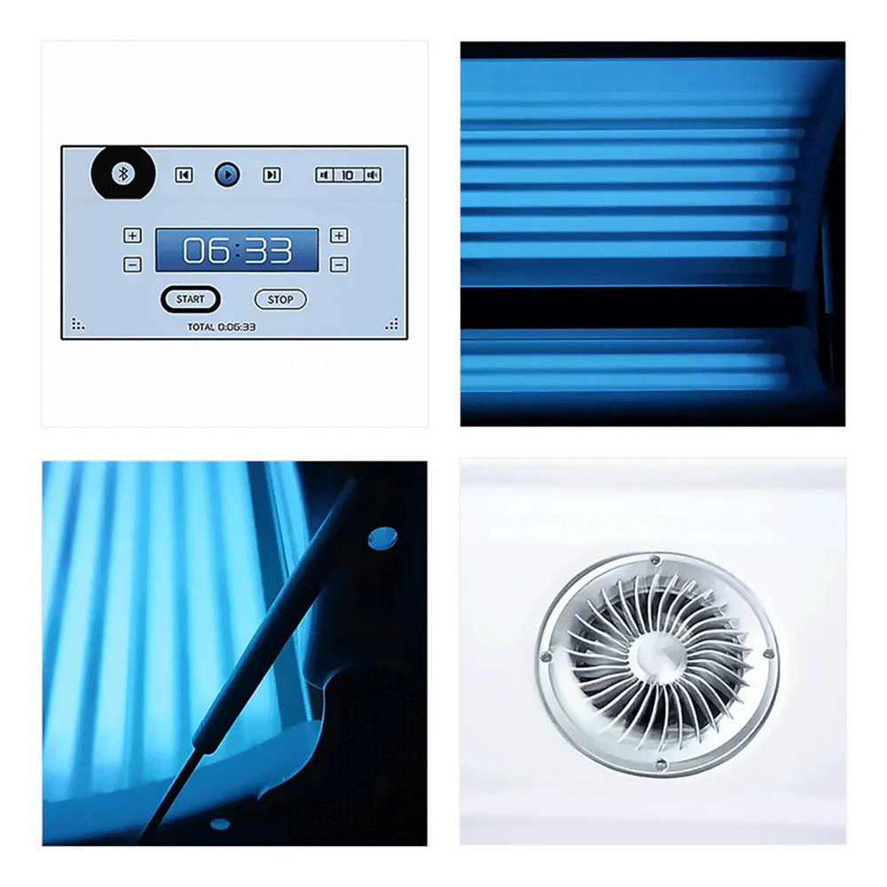 Professional UV Tanning Bed Full Body Sunbed for Salon & Indoor Home Use - Image 5