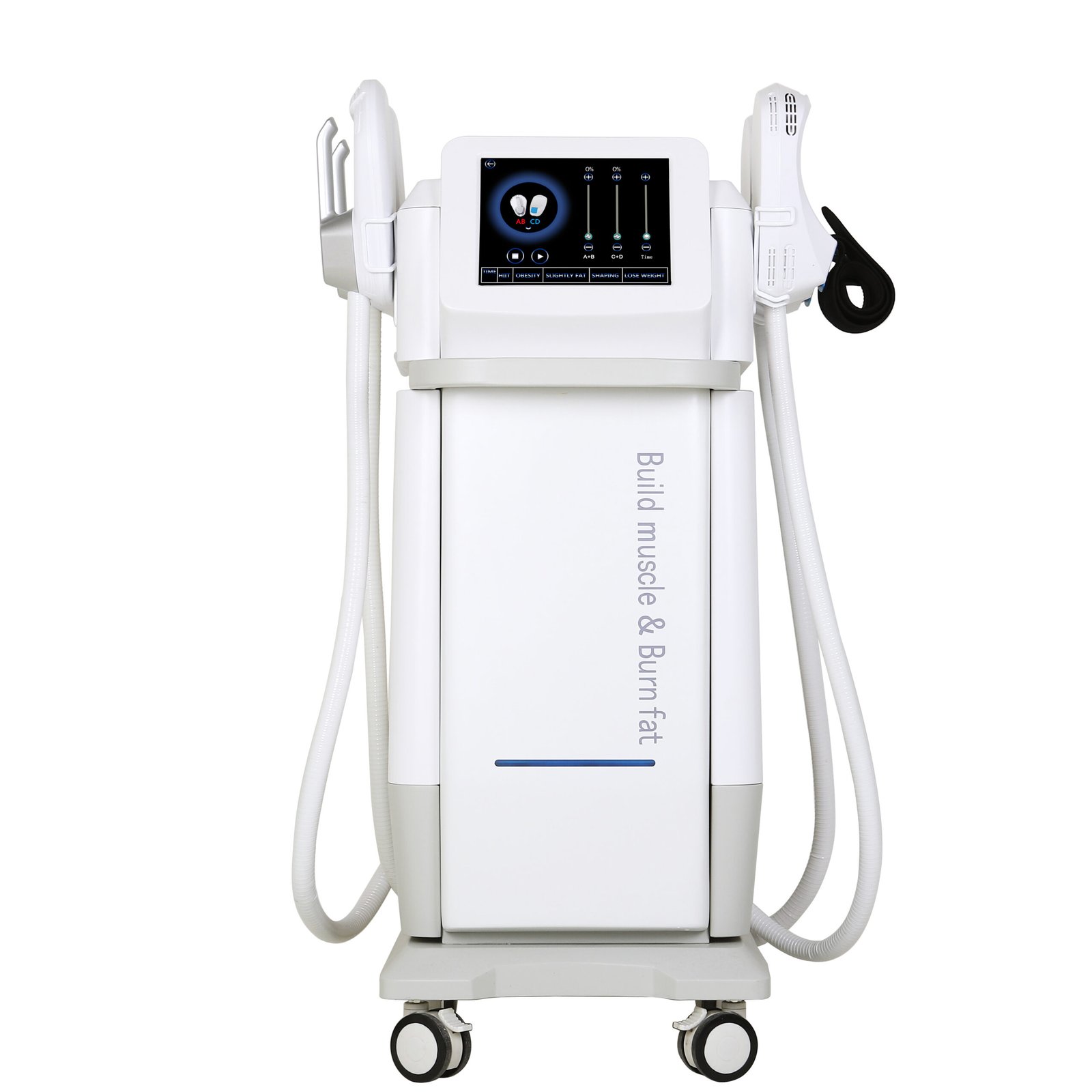 4-Handle HIFEM Body Sculpting Machine Build Muscle Burn Fat