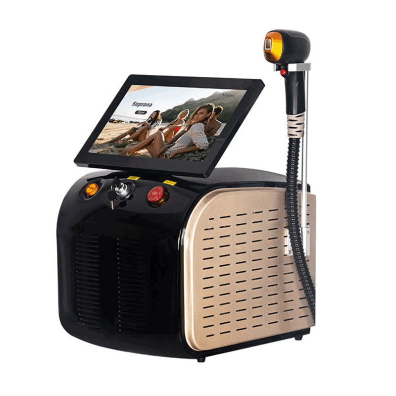Professional Titanium Ice 3-Wavelength Diode Laser Hair Removal Machine